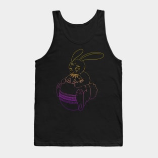 Easter bunny with easter egg Tank Top